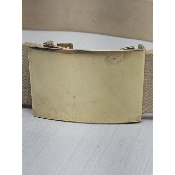 WWII USMC Marine Corps Dress Blue Belt And Buckle White Vintage Original - Picture 6 of 6